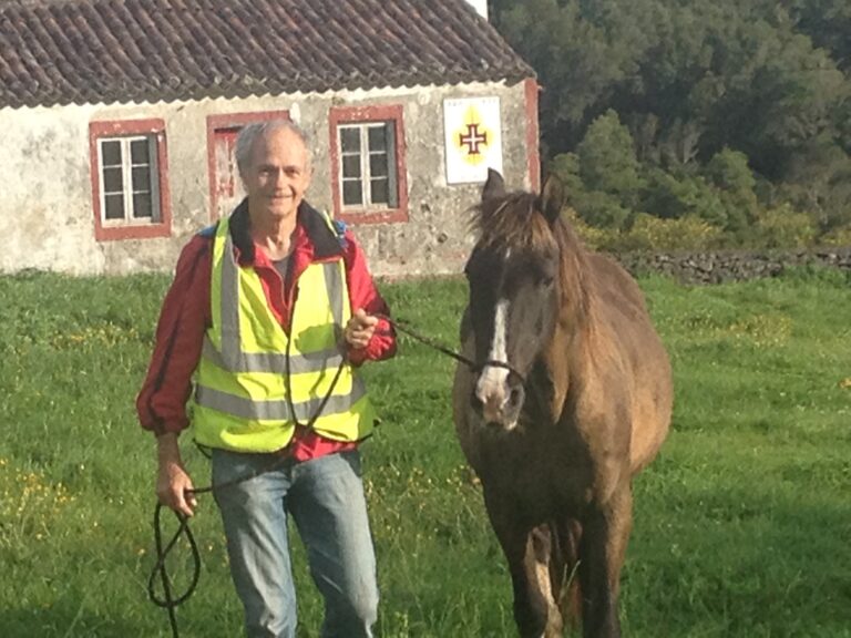 Mike with horse